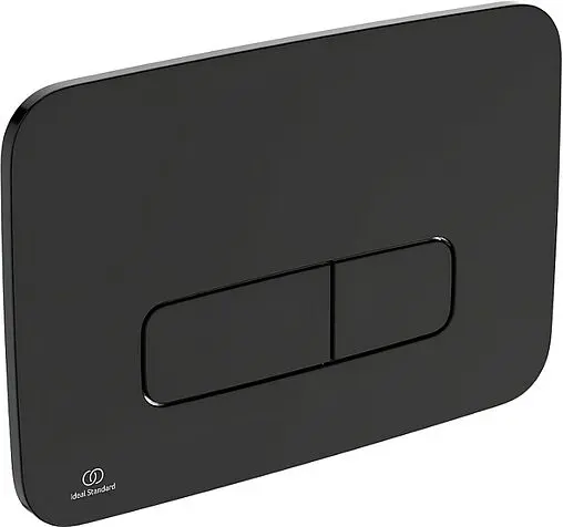 Комплект 5 в 1 Ideal Standard Tesi AquaBlade T3868V1/123A6 с кнопкой черный матовый