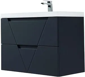 Тумба-умывальник подвесная BelBagno VITTORIA 70 Grigio Opaco VITTORIA-700-2C-SO-GO-P+BB700/450-LV-MR-AST Тумба-умывальник подвесная BelBagno VITTORIA 70 Grigio Opaco VITTORIA-700-2C-SO-GO-P+BB700/450-LV-MR-AST, 3