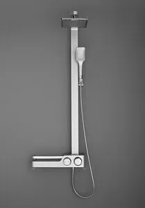 Душевая система с термостатом для душа Aquanet хром матовый SF1706CS-1 Душевая система с термостатом для душа Aquanet хром матовый SF1706CS-1, 3