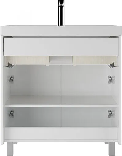 Тумба-умывальник напольная Домино Graffo 80 белый DGr2425T+4670142930020