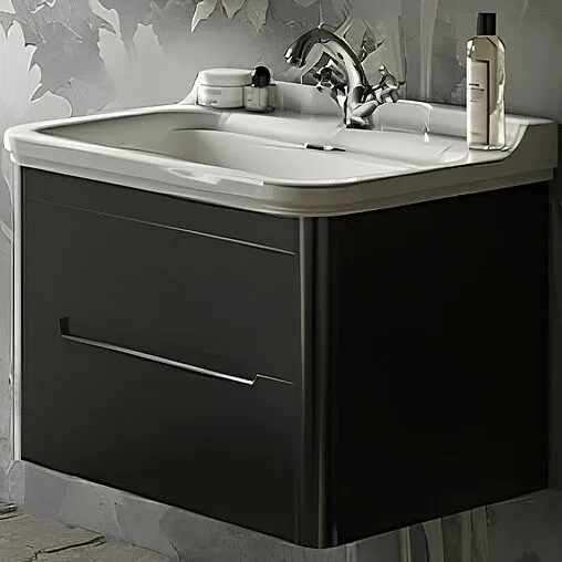 Тумба под умывальник Kerasan Waldorf 80 Nero matt 925631