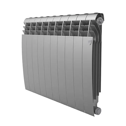Радиатор биметаллический 8 секций Royal Thermo Biliner B 500 Silver Satin RTBS350008