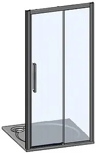 Дверь в нишу 1400мм прозрачное стекло Roltechnik Exclusive Line ECD2/1400 black elox P 565-140000P-05-02 Дверь в нишу 1400мм прозрачное стекло Roltechnik Exclusive Line ECD2/1400 black elox P 565-140000P-05-02, 4