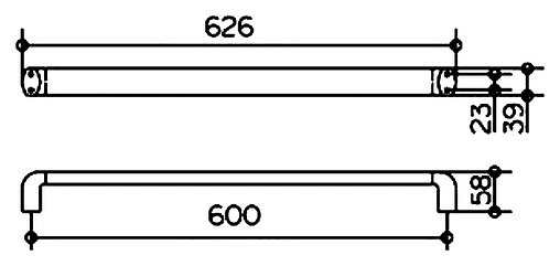 Полотенцедержатель Keuco Edition Palais хром 40001010600 Полотенцедержатель Keuco Edition Palais хром 40001010600