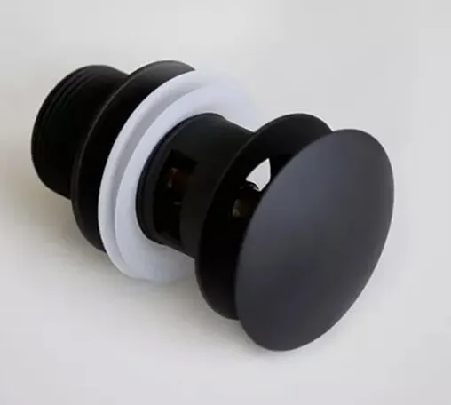 Выпуск автоматический для раковины с переливом Toni Arti чёрный матовый TA-A43-0BL Выпуск автоматический для раковины с переливом Toni Arti чёрный матовый TA-A43-0BL