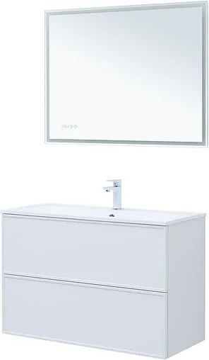 Тумба под умывальник Aquanet Арт 100 белый матовый 00313257