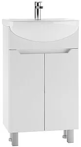 Тумба-умывальник напольный Айсберг Мечта 55 белый DM2329T+4607152360509 Тумба-умывальник напольный Айсберг Мечта 55 белый DM2329T+4607152360509, 1