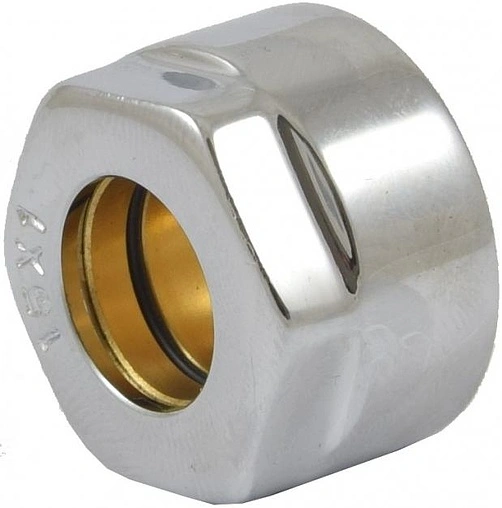 Концовка для медных труб ¾&quot;ек x 15x1.0мм Schlosser хром 602500001.01