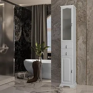 Шкаф-пенал напольный Opadiris Риспекто 30 L белый 00-00005832, 3