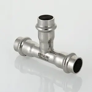 Тройник пресс редукционный 28мм x 15мм x 28мм Valtec VT.INOX-PRESS VTi.931.I.281528 Тройник пресс редукционный 28мм x 15мм x 28мм Valtec VT.INOX-PRESS VTi.931.I.281528, 3