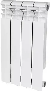 Радиатор алюминиевый 4 секции Rommer Profi 500 RAL-1210-050004, 1