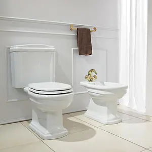 Унитаз-компакт Cezares Royal Palace белый CZR-012+CZR-012T Унитаз-компакт Cezares Royal Palace белый CZR-012+CZR-012T, 3