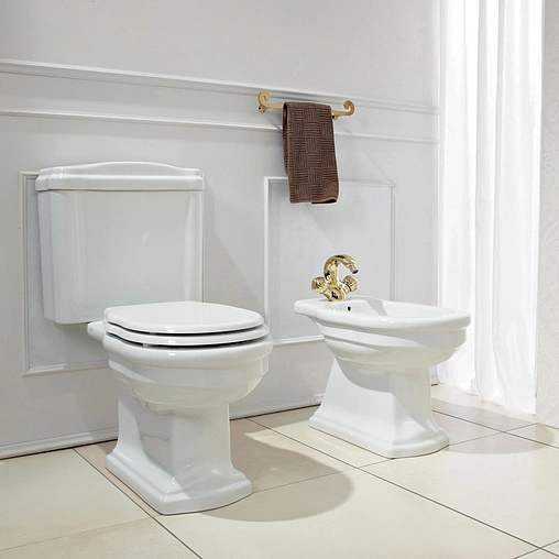 Унитаз-компакт Cezares Royal Palace белый CZR-012+CZR-012T