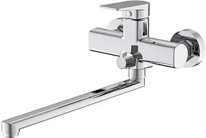 Смеситель для ванны с длинным изливом IDDIS Bridge хром BRDSB02i10WA Смеситель для ванны с длинным изливом IDDIS Bridge хром BRDSB02i10WA, 1