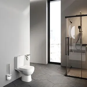 Унитаз-компакт безободковый Am.Pm Sunny FlashClean белый C85C8600SC Унитаз-компакт безободковый Am.Pm Sunny FlashClean белый C85C8600SC, 5