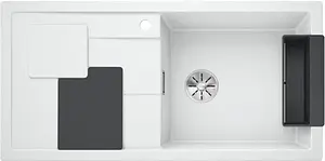 Мойка кухонная Blanco Sity XL 6S 100 R белый/лава 525051 Мойка кухонная Blanco Sity XL 6S 100 R белый/лава 525051, 1