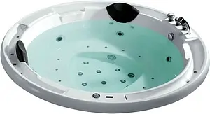 Ванна акриловая с гидромассажем Gemy 206x206 G9263 K Ванна акриловая с гидромассажем Gemy 206x206 G9263 K, 1
