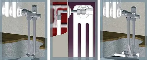 Уголок пресс радиаторный с хромированной трубкой 16мм x 15мм Far 5920 160109