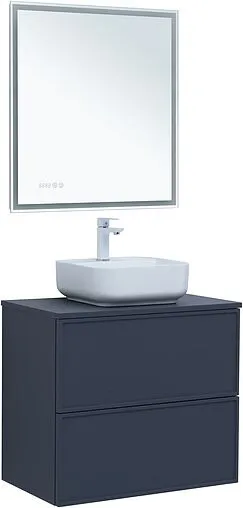 Тумба-умывальник Aquanet Арт 75 маренго 00313265+00318925