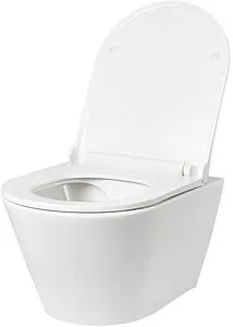 Унитаз подвесной безободковый Logan L3W Avva белый 00288924, 5