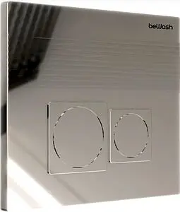 Клавиша смыва для унитаза beWash Bona P02SC 500RZVP0200PK0000001 хром глянцевый Клавиша смыва для унитаза beWash Bona P02SC 500RZVP0200PK0000001 хром глянцевый, 1