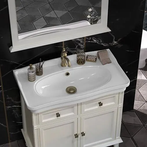 Тумба под умывальник напольный Opadiris Кантара 85 слоновая кость 00-00007479