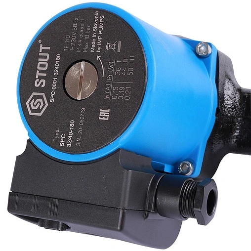 Насос циркуляционный Stout 32/40-180 SPC-0001-3240180 Насос циркуляционный Stout 32/40-180 SPC-0001-3240180