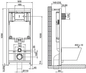 Комплект 5 в 1 BelBagno Loto BB070CHR/SC/BB002-80/BB018-GV-BIANCO с кнопкой белый глянцевый Комплект 5 в 1 BelBagno Loto BB070CHR/SC/BB002-80/BB018-GV-BIANCO с кнопкой белый глянцевый, 2