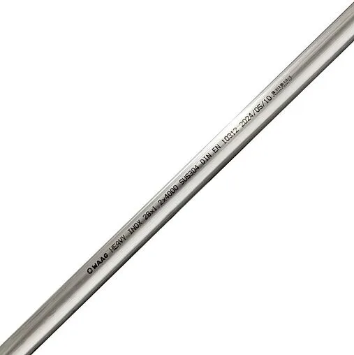 Труба из нержавеющей стали WAAG Heavy Inox 28 x 1.2 мм глянцевая штанга 4м WG.900.304.2812S Труба из нержавеющей стали WAAG Heavy Inox 28 x 1.2 мм глянцевая штанга 4м WG.900.304.2812S