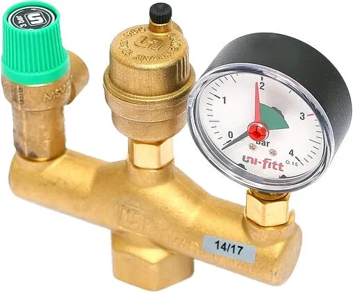 Группа безопасности котла до 50 кВт 1&quot; 3 бар Uni-Fitt 252G4530