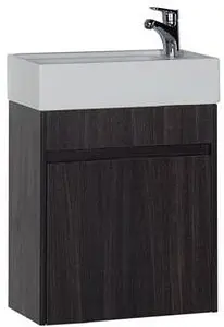 Тумба-умывальник подвесная Aquanet Лидс 50 эвкалипт мистери 00182744+00182338, 1