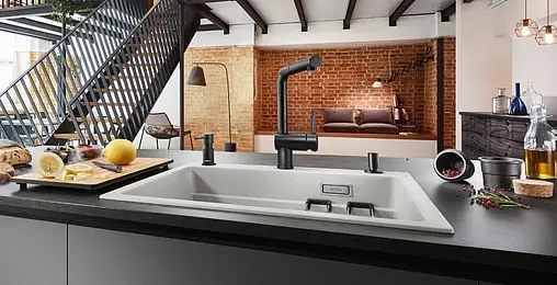 Дозатор Blanco Lato черный матовый 525789