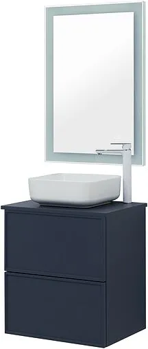 Тумба-умывальник Aquanet Арт 60 маренго 00313264+00306390