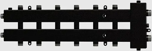 Распределительный коллектор 7 контуров с гидрострелкой 1¼&quot;н x 1&quot;н Север-М7 1925072