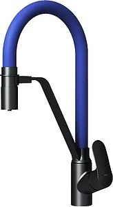 Смеситель для кухни с подключением к фильтру Am.Pm Like чёрный/синий F8007827, 1