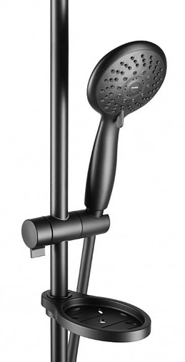 Душевая стойка Swedbe Hermes чёрный матовый 5110B