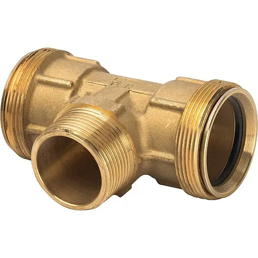 Тройник компрессионный переходной 63мм x 2"н x 63мм Tiemme 3400090