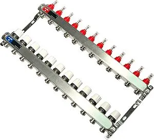 Группа коллекторная с расходомерами 12 отводов 1"в/в x ¾"ек Uni-fitt TECHNO 450W4312 Группа коллекторная с расходомерами 12 отводов 1"в/в x ¾"ек Uni-fitt TECHNO 450W4312, 5