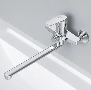 Смеситель для ванны с длинным изливом Am.Pm Gem хром F90A90000 Смеситель для ванны с длинным изливом Am.Pm Gem хром F90A90000, 3