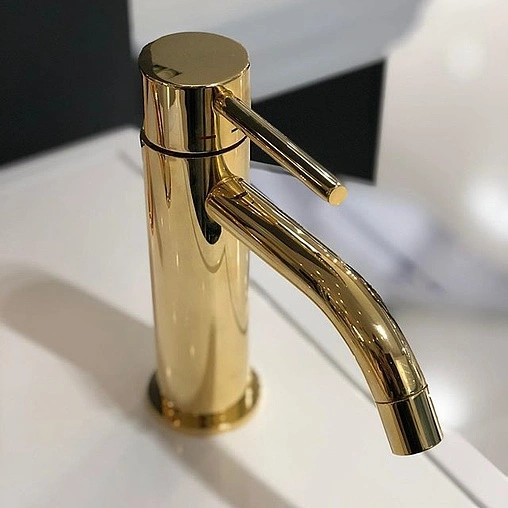 Смеситель для раковины Paffoni Light медовое золото LIG081HG