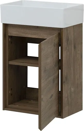 Тумба под умывальник подвесная Aquanet Милан 45 дуб рустикальный 00339963