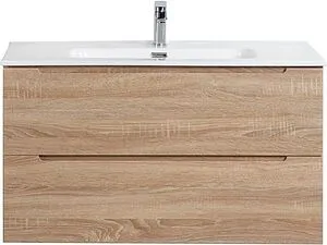 Тумба-умывальник подвесная BelBagno ETNA 100 Rovere Bianco ETNA-1000-2C-SO-WO-P+ Тумба-умывальник подвесная BelBagno ETNA 100 Rovere Bianco ETNA-1000-2C-SO-WO-P+, 1