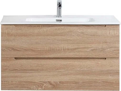 Тумба-умывальник подвесная BelBagno ETNA 100 Rovere Bianco ETNA-1000-2C-SO-WO-P+ Тумба-умывальник подвесная BelBagno ETNA 100 Rovere Bianco ETNA-1000-2C-SO-WO-P+