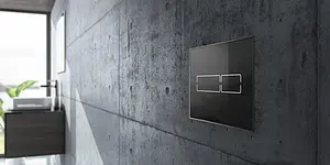 Клавиша смыва для унитаза сенсорная TECElux Mini 9240961 стекло/черный Клавиша смыва для унитаза сенсорная TECElux Mini 9240961 стекло/черный, 3