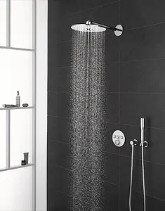 Лейка верхнего душа с настенным креплением Grohe Rainshower 310 SmartActive белый/хром 26475LS0, 3