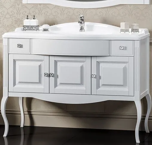 Тумба под умывальник напольная Opadiris Лаура 120 белый Z0000012472