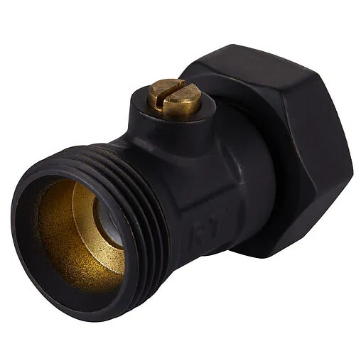 Набор нижнего подключения прямой раздельный ¾&quot;ек x ¾&quot;ек Royal Thermo черный RANPP13434BL