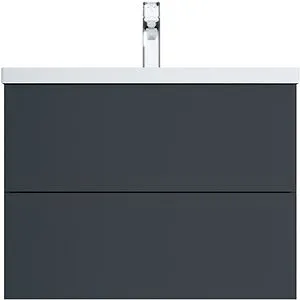 Тумба-умывальник подвесная Am.Pm Gem 75 графит матовый M90FHX07522GM+M90WCC0752WG Тумба-умывальник подвесная Am.Pm Gem 75 графит матовый M90FHX07522GM+M90WCC0752WG, 1