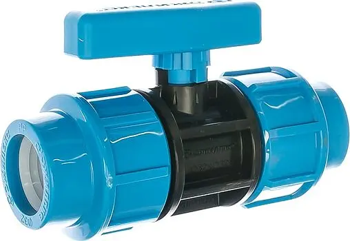 Кран шаровый для пнд трубы 32мм x 32мм Джилекс 9362