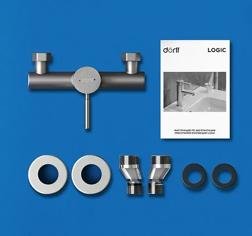 Смеситель для душа Dorff Logic new нержавеющая сталь D3020000SS